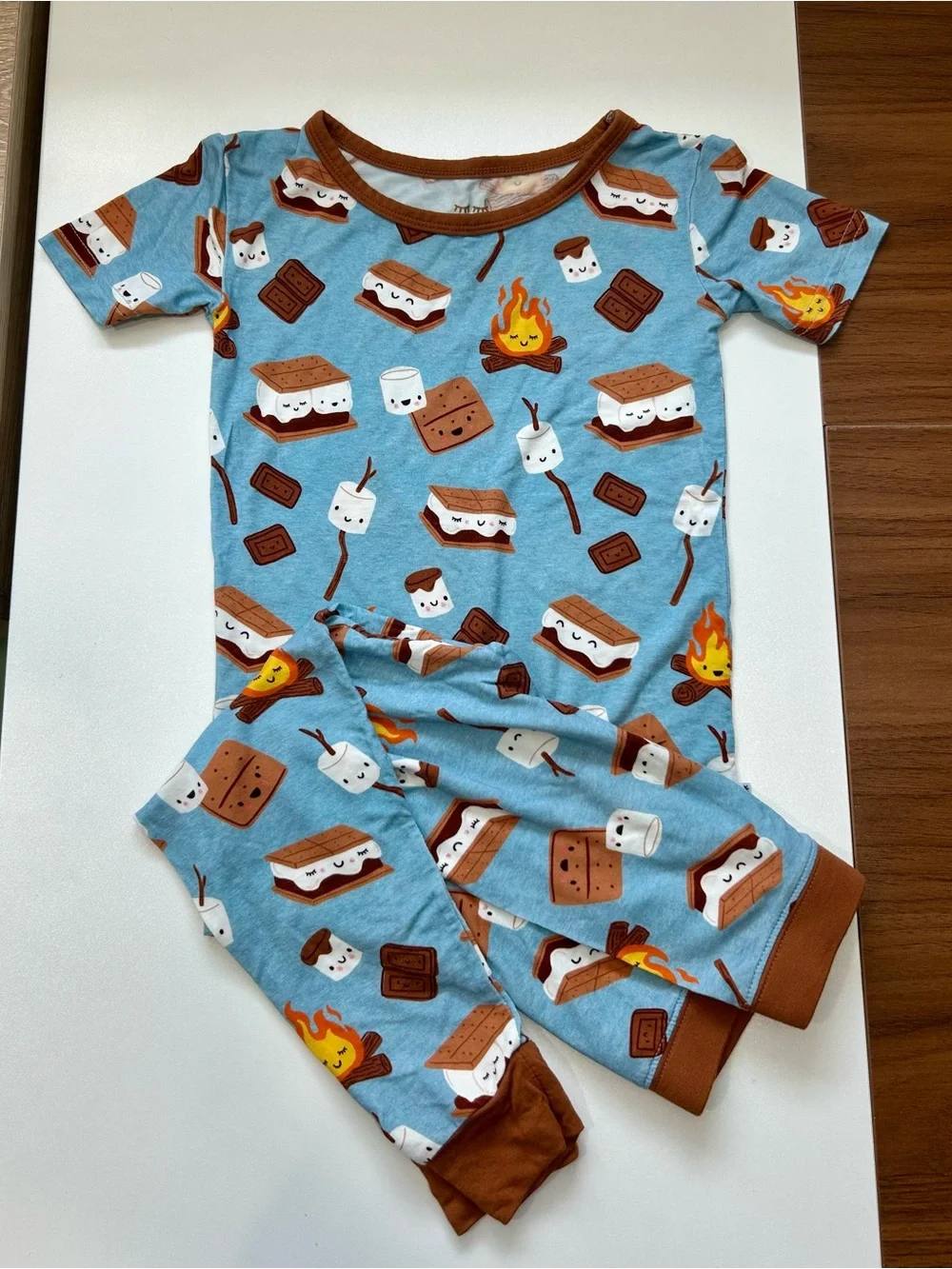 Little Sleepies S'MORES Pajamas SIZE 3T NWOT